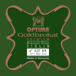 Corde violon Optima Goldbrokat Premium Brassed 1071 1er Mi Bola 0.27 Forte 4/4