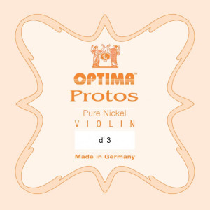 Corda violino Optima Protos 1013 3ª Re Medium 3/4 2