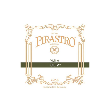 Corde violon Pirastro Oliv-Stiff 210462 4e Sol 16 1/4 boyau/or-or argent tube Medium-Heavy 4/4