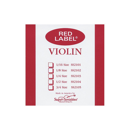 Buy Super-Sensitive Red Label Violin String 4th G Medium 4/4 at the best price | València Violins