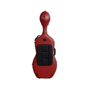 Buy Artist Dynamic polycarbonate cello case 4/4 Red at the best price | València Violins 2