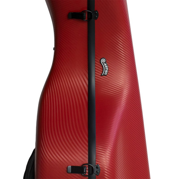 Étui rigide violoncelle Artist Dynamic polycarbonate 4/4 Rouge