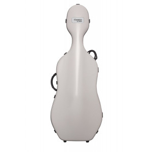 Étui rigide violoncelle Bam 1001SW Classic avec roues 4/4 Argenté