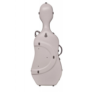 Étui rigide violoncelle Bam 1001SW Classic avec roues 4/4 Argenté 2