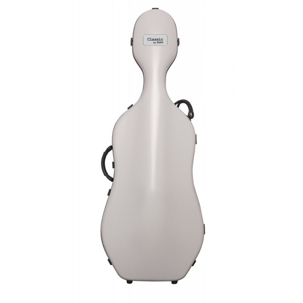 Étui rigide violoncelle Bam Classic 1001S 4/4 Argenté