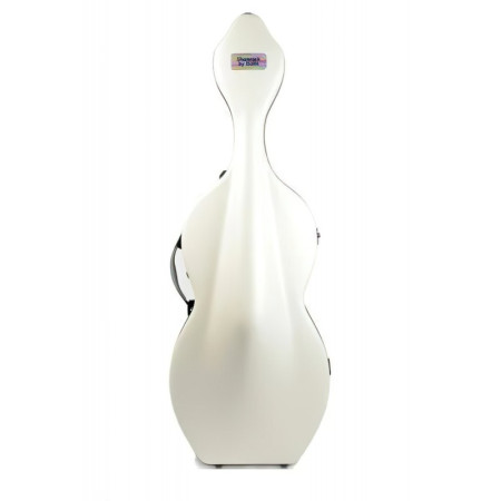 Custodia rigida violoncello Bam Shamrock Hightech 1003XL 4/4 Bianco