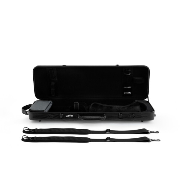 Buy Artist Dynamic rectangular polycarbonate violin case with sheet music bag 4/4 Black