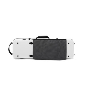 Étui rigide violon Artist Dynamic en polycarbonate rectangulaire avec housse de partitions 4/4 Blanc 2