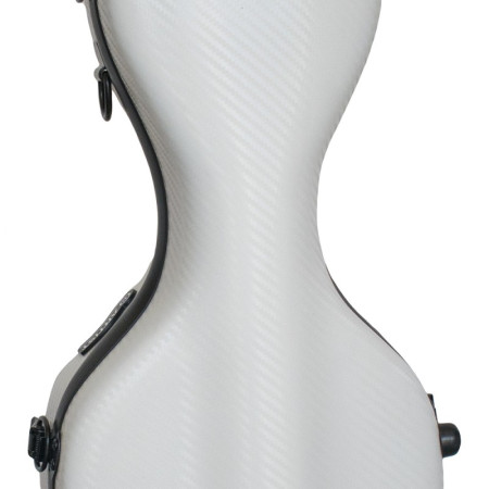 Custodia rigida violino Artist Dynamic Rocket con custodia morbida per spartiti 4/4 Bianco