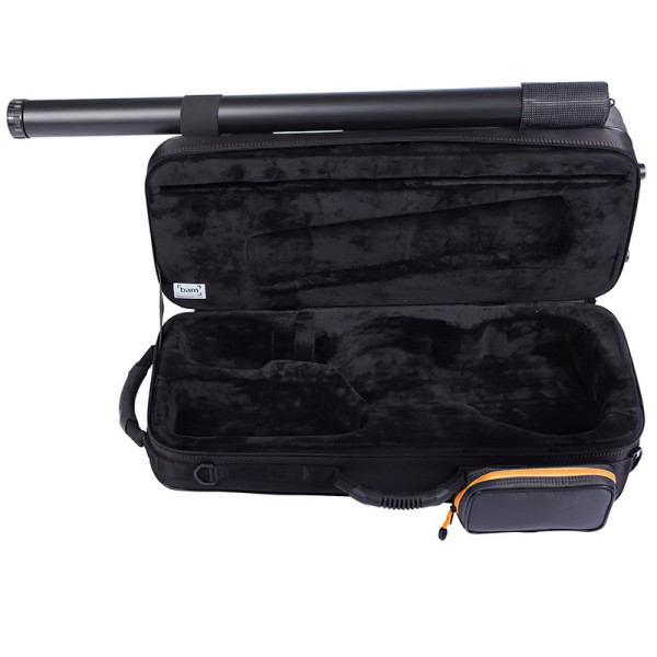 Estuche violín Bam PEAK2001S Peak Performance Compact rectangular gris/negro 4/4
