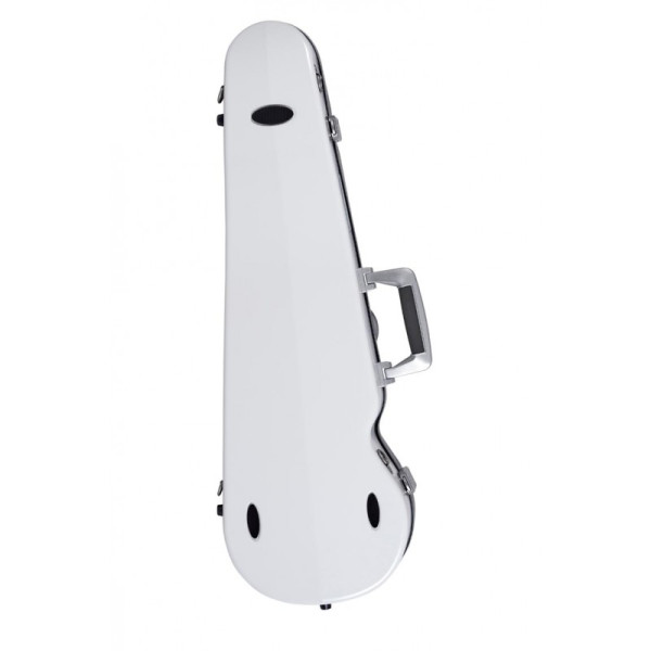Custodia rigida violino Bam SUP2002XL Ice Suprême Hightech forma 4/4 Bianco/Argento