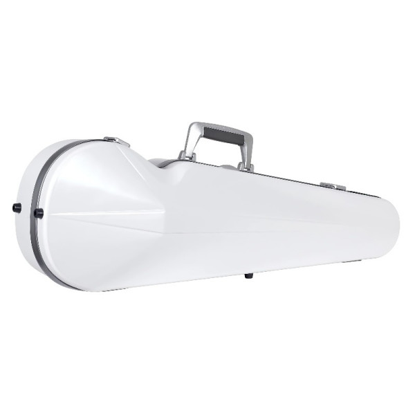 Custodia rigida violino Bam SUP2002XL Ice Suprême Hightech forma 4/4 Bianco/Argento