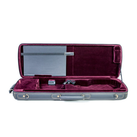 Comprar Estojo de violino For-Tune CC retangular Cinza/Burdeus 4/4 