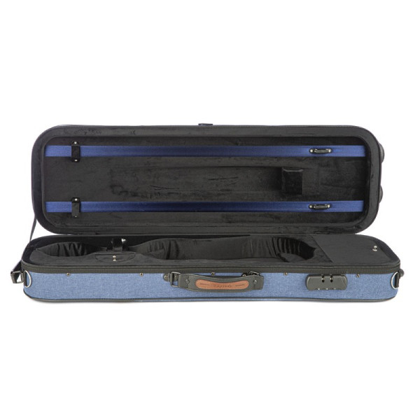 Comprar Estojo de violino Rapsody City retangular 4/4 Azul ao melhor preço | València Violins