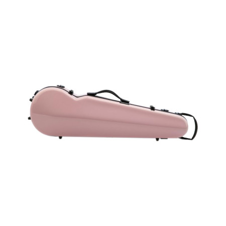 Étui rigide violon Rapsody Rainbow forme 4/4 4/4 Rose Pink