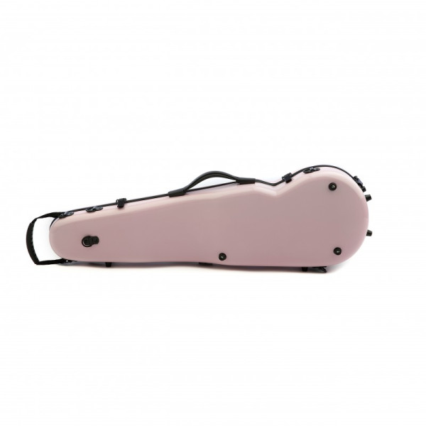 Étui rigide violon Rapsody Rainbow forme 4/4 4/4 Rose Pink