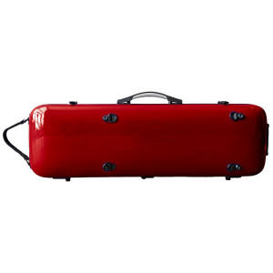 Étui rigide violon Rapsody Rainbow rectangulaire 4/4 4/4 Rouge/étui rigide 2