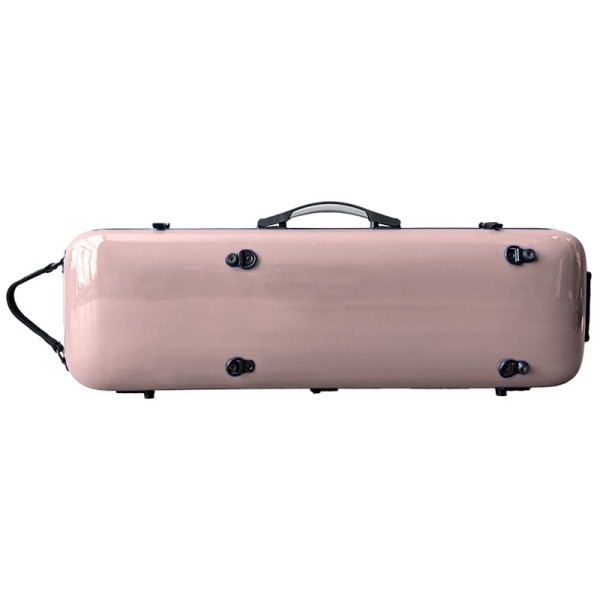 Comprar Estojo de violino Rapsody Rainbow retangular 4/4 Rosa ao melhor preço | València Violins