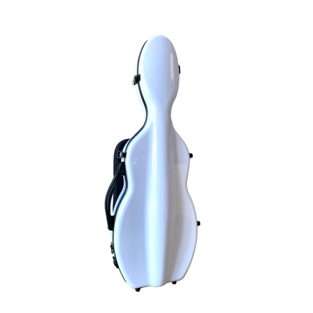 Estuche violín Rapsody Rocket  forma 4/4 con bolsa para partirturas 4/4 White Blanco