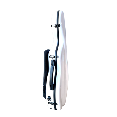 Estuche violín Rapsody Rocket  forma 4/4 con bolsa para partirturas 4/4 White Blanco