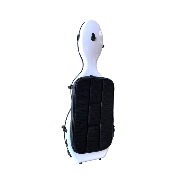 Étui rigide violon Rapsody Rocket forme 4/4 avec housse pour partitions 4/4 Blanc