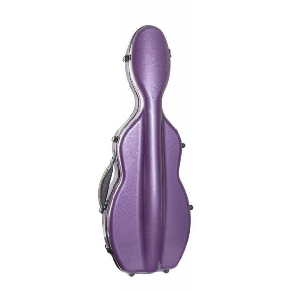 Buy 3D Shaped Violin Case Rapsody Rocket Previous Model 4/4 Lilac Lila