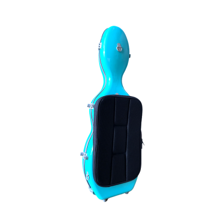 Comprar Estojo de violino Rapsody Rocket 4/4 com bolsa para partituras 4/4 Turquesa. 