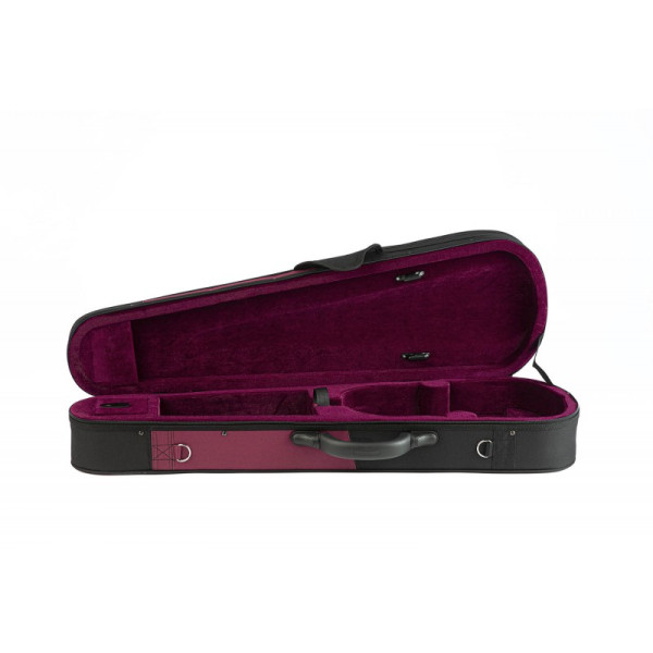 Étui violon/viola Rapsody CSV002A 1/4 - 11"" 1/4 Bordeaux/Noir
