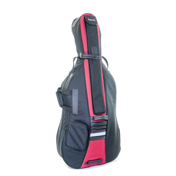 Housse violoncelle Rapsody ACRB 4/4 Noir/Bordeaux