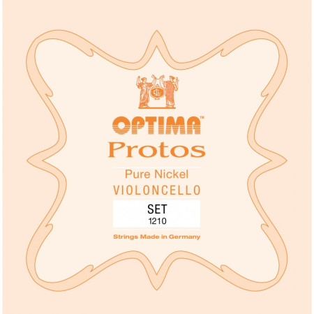 Set de cuerdas cello Optima Protos 1210 Medium 1/2 - Especialistas en Violines, Violas, Violonchelos y accesorios