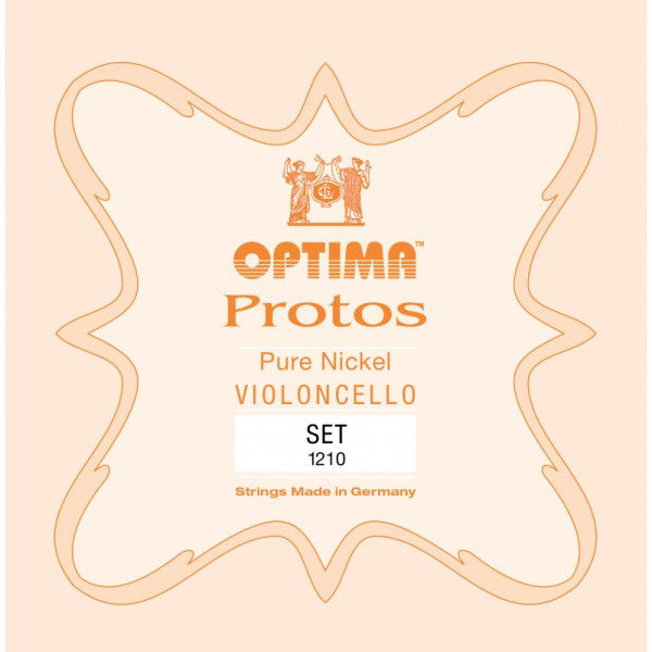 Set de cuerdas cello Optima Protos 1210 Medium 1/8 - Especialistas en Violines, Violas, Violonchelos y accesorios