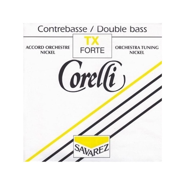 Set de cuerdas contrabajo Corelli orquesta níquel Forte 4/4 - Especialistas en Violines, Violas, Violonchelos y accesorios