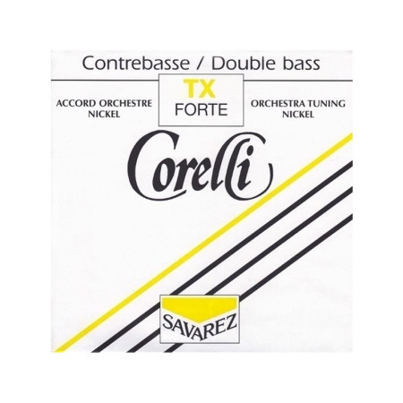 Set de cuerdas contrabajo Corelli orquesta níquel Forte 4/4 - Especialistas en Violines, Violas, Violonchelos y accesorios
