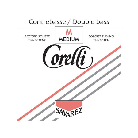 Set de cordes contrebasse Corelli Solista tungstène 360M Medium 4/4