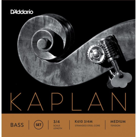 Set de cuerdas contrabajo D'Addario Kaplan K610 3/4 - Especialistas en Violines, Violas, Violonchelos y accesorios