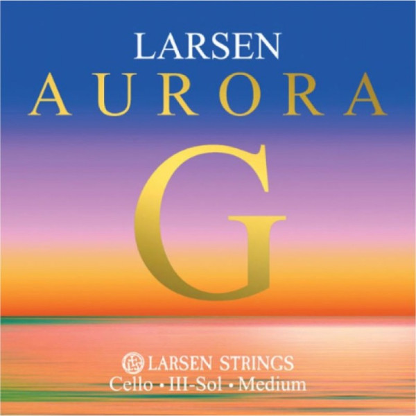 Corda violoncello Larsen Aurora 3ª Sol Medium 1/2