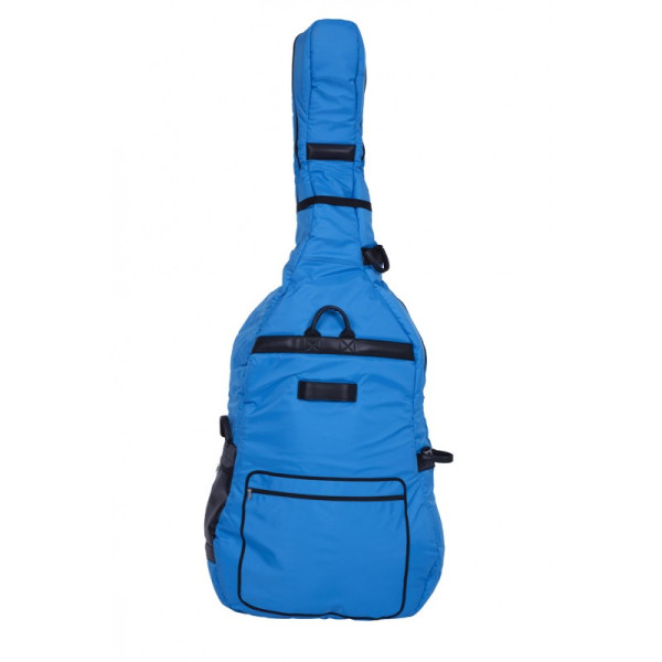 Custodia morbida contrabbasso Bam PERF1102S Performance 7/8 Taglia L 7/8 Blu Azul