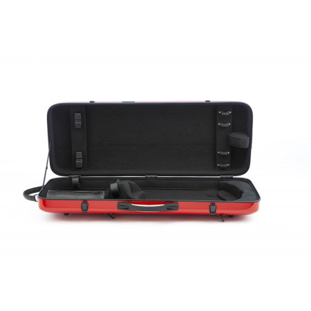 Comprar Estojo rectangular para viola Rapsody Rainbow Vermelho ao melhor preço | València Violins