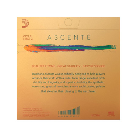 Buy D'Addario Ascenté Viola String Set 12"-13" at the best price | València Violins