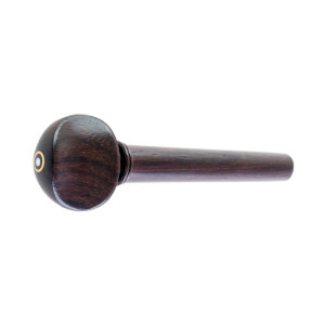 Cheville pour violon en palissandre, œil parisien modèle suisse 4/4 4/4