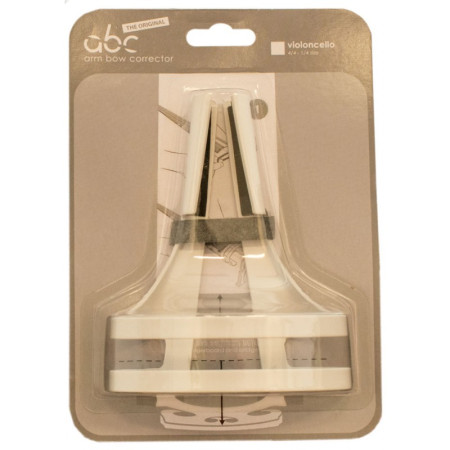 Guida per archetto ABC correttore violoncello 4/4-1/4 bianco